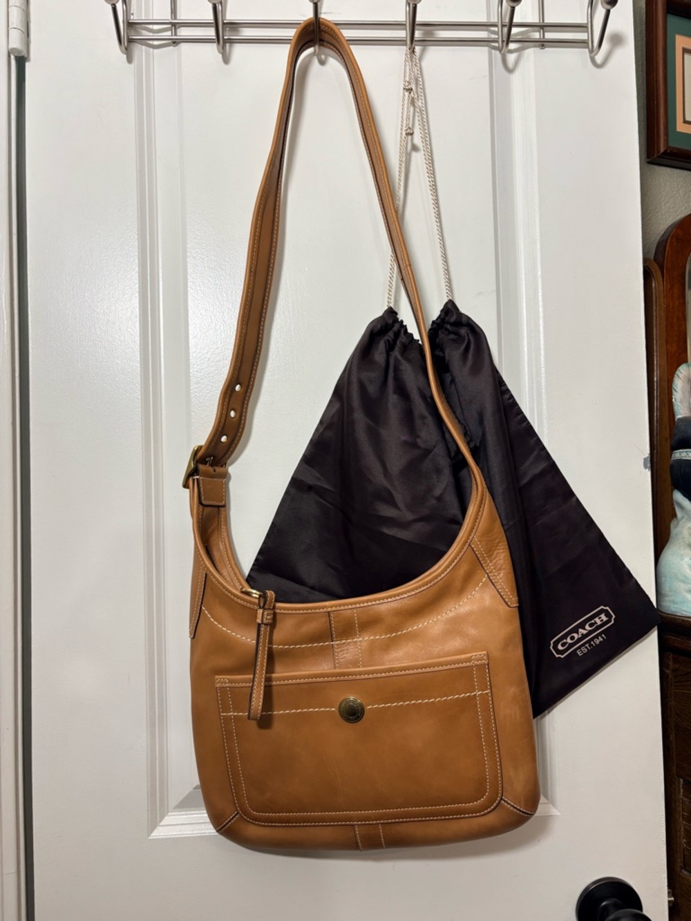 2007 COACH Bleecker Heritage Leather Crossbody Bag or Shoulder Bag - Picture 14 of 16